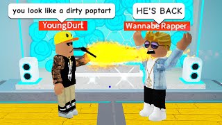 RAP BATTLING as a ROBLOX RAP GOD [upl. by Attenwahs]