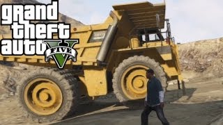 ★ GTA 5  Dump Truck Location and Gameplay [upl. by Nabla]