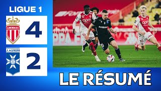 Monaco  Auxerre  42  Highlights  Ligue 1 202425  Monaco Auxerre [upl. by Anaeed623]