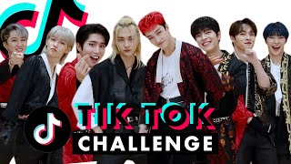 KPop Boy Band Stray Kids Are WAY Too Good at TikTok  TikTok Challenge Challenge  Cosmopolitan [upl. by Ah]