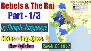 Ch 11 History class 12 Rebels amp The Raj Part 1 class12historych11 Humanitieslover [upl. by Nyroc]