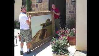 How To Hang A Large Painting  5 Great essential Tips [upl. by Sirhc]