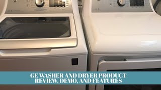 GE Washer and Dryer Product Review Demo and Features [upl. by Randa]