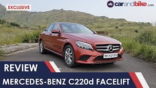 Exclusive MercedesBenz C220d Facelift Review  NDTV carandbike [upl. by Akcirehs]