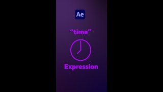 The Time Expression in After Effects  Tutorial [upl. by Aelahs]