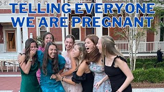 Telling Our Family and Friends We Are Pregnant  First Grandbaby and GreatGrandbaby [upl. by Seuqramed]