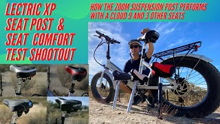 Lectric XP Seat Post amp Seat Upgrade Comparison Tests [upl. by Punak]