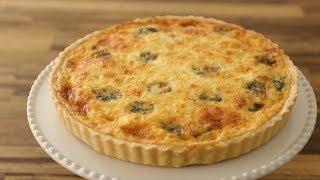 Spinach and cheese Quiche Recipe [upl. by Arac351]