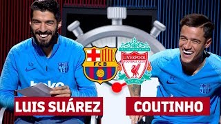 7 SECOND CHALLENGE BARÇALIVERPOOL  Luis Suárez amp Coutinho [upl. by Aerbma673]