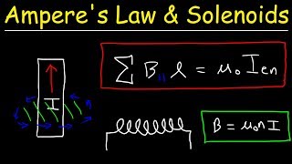 Amperes Law amp Magnetic Field of a Solenoid  Physics amp Electromagnetism [upl. by Lerat]