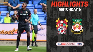 HIGHLIGHTS  Tranmere Rovers vs Wrexham AFC [upl. by Waite]