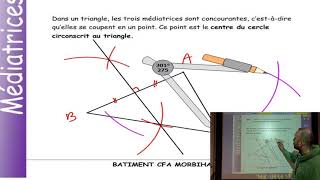 Tracé des Médiatrices dun triangle quelconque [upl. by Langer268]