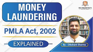 Money Laundering Explained  PMLA Act 2002  ED  Recent Supreme Court Verdict [upl. by Sirret]