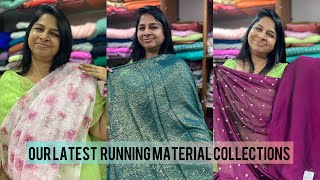 OUR LATEST RUNNING MATERIAL COLLECTIONS  Revathy Wedding Collection Muvattupuzha  mob 8089575564 [upl. by Cooley]