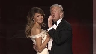 President Trump Melania Dance at Second Inaugural Ball [upl. by Dranek607]