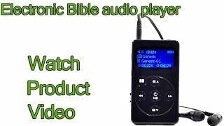 Electronic Bible audio players  Electronic Bible reader  KJV NKJV NIV NASB ESV [upl. by Nylirad]