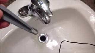 FAST Sink Drain Stopper Repair [upl. by Anuahsar]