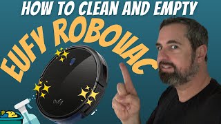 How to Empty Clean amp Maintain Eufy RoboVac 🤖✨ [upl. by Minor702]