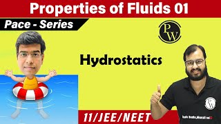 Properties of Fluids  Hydrostatics barometer gauge paradox pascal law  Class 11 JEE  NEET [upl. by Arleyne]