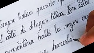 ✔ Como Escribir Caligrafía 🅲🆄🆁🆂🅸🆅🅰 Bonita en Español I Pablo Bermúdez [upl. by Phylis]