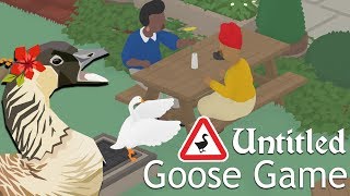 The Gooses Feast of FLOWERS 🦆 Untitled Goose Game • 6 [upl. by Notsehc]