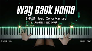 SHAUN  Way Back Home feat Conor Maynard  Piano Cover by Pianella Piano [upl. by Atenek]