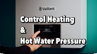 VAILLANT BOILER controls  no heating  hot water [upl. by Snowber]