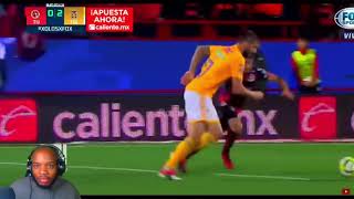 Gignac Scoring Outrageous Goals in Mexico Reaction [upl. by Yecac]