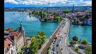 KONSTANZ GERMANY WALKING TOUR  4K60FPS [upl. by Kciredorb]