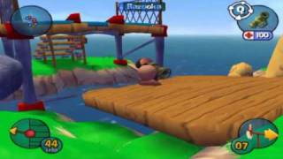 Worms 3D Gameplay 1 [upl. by Leontyne]