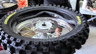 How To Change A Motorcycle Tire [upl. by Nilesoy]