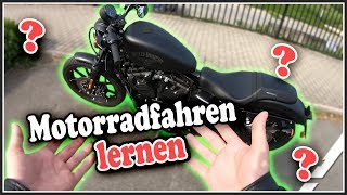 Motorradfahren lernen  Anfahren Kuppeln Schalten  A1 A2 A Ausführlich [upl. by Trimble]