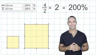 Scale Factor As A Fraction Decimal And A Percentage [upl. by Justus]