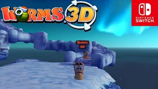 Worms 3D Nintendo Switch Gameplay [upl. by Etnuaed]