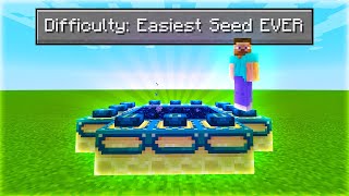 I Found The Easiest Seed In Minecraft [upl. by Rengia563]