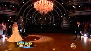 Nastia Liukin Derek Hough amp Len Goodman  Viennese Waltz [upl. by Okoyik406]