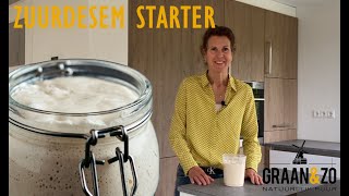 Zelf een zuurdesem starter maken [upl. by Eenat]