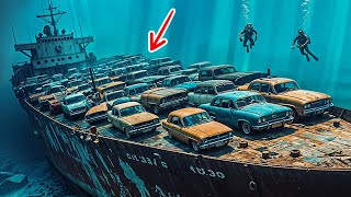 Missing Cargo Ship from 1964 Found at the Bottom of the Ocean—Still Loaded with Vintage Cars [upl. by Nyral]