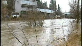 Palouse River Spills Over Banks Near Palouse Potlatch [upl. by Lednahs]