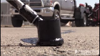 Hot Applied Asphalt Crack Repair [upl. by Aramot]