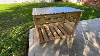 DIY  Building a Firewood Shed [upl. by Rider]