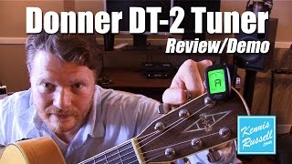 Donner DT2 Clip on TunerquotReviewDemo [upl. by Aleydis388]