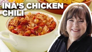 Ina Gartens 5Star Chicken Chili Recipe  Barefoot Contessa  Food Network [upl. by Brett]