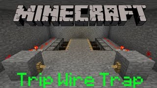 Minecraft How To Make a Trip Wire Trap [upl. by Lanor48]