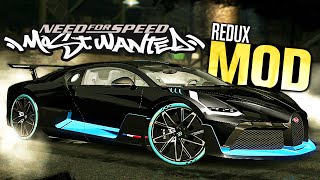 NFS Most Wanted BEST Graphics REDUX MOD New Cars Textures amp Customization [upl. by Yesnyl]