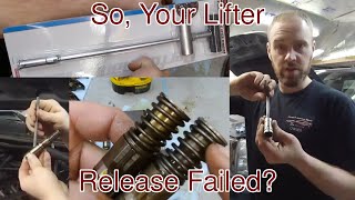 When Your Lifter Release Attempt Fails Stuck in Bore [upl. by Pryor]