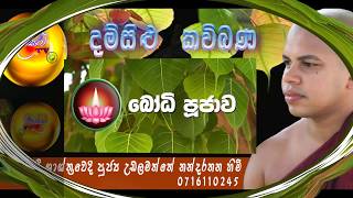 Buddha wandana bodi pujawakavibana by udalamaththe nandarathana thero  damsilu tv sinhala [upl. by Susana683]