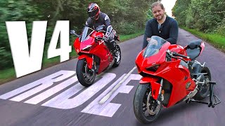 Owning a Ducati Panigale V4 2019 First ride review of Ducatis latest 214bhp V4 Superbike [upl. by Pawsner177]