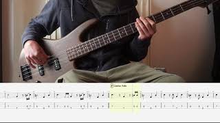 Eric Clapton  Cocaine  Bass Cover  PlayalongTab [upl. by Austine]