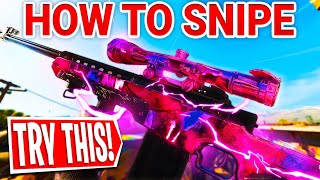 How to SNIPE on Black Ops Cold War Best Settings Sniping Classes Tips Movement Sniper Secrets [upl. by Werdma109]